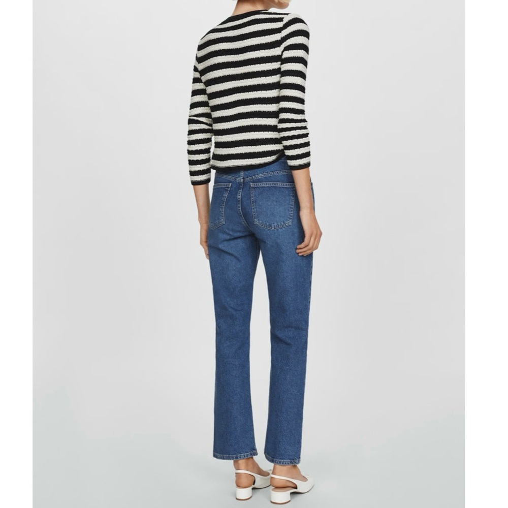 NWT Mango Stripe Knitted Jacket / Cardigan - Picture 6 of 10